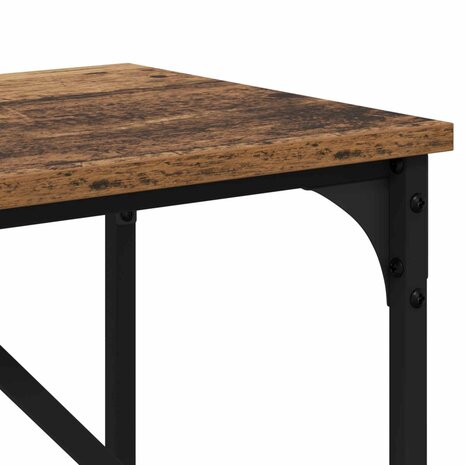 Wandtafel Oudhout 100 x 32 x 75 cm Bewerkt hout 8