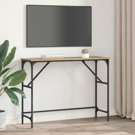 Wandtafel Artisan Eiken 100 x 32 x 75 cm Bewerkt hout 4