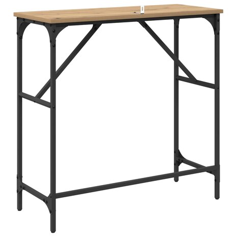 Wandtafel Artisan Eiken 75 x 32 x 75 cm Bewerkt hout 7