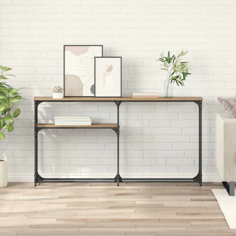 Wandtafel Artisan Eiken 145 x 22,5 x 75 cm Bewerkt hout 1