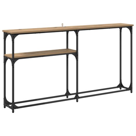 Wandtafel Artisan Eiken 145 x 22,5 x 75 cm Bewerkt hout 2