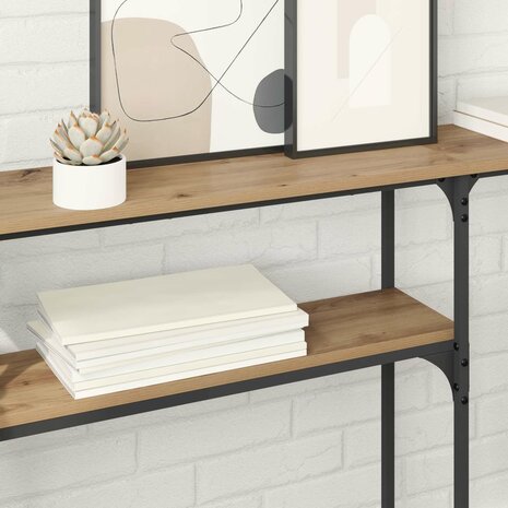 Wandtafel Artisan Eiken 145 x 22,5 x 75 cm Bewerkt hout 4