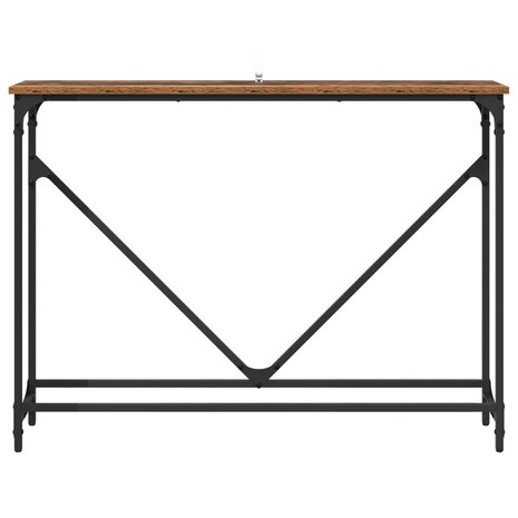 Wandtafel Oud Hout 102 x 23 x 75 cm Bewerkt hout 5