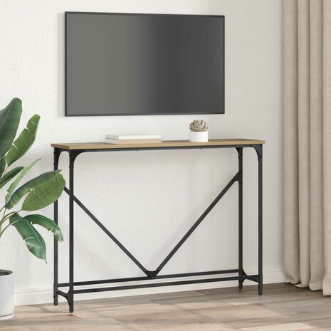 Wandtafel Artisan Eiken 102 x 23 x 75 cm Bewerkt hout 4