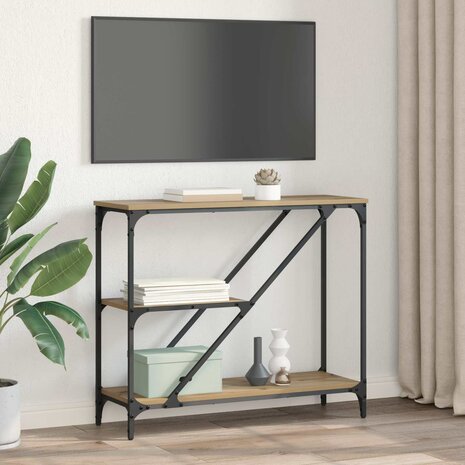Wandtafel Artisan Eiken 88,5 x 30 x 75 cm Bewerkt hout 4