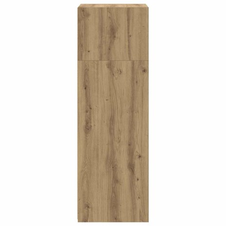 Hoge kast Artisanaal eiken 30 x 41 x 124 cm Bewerkt hout 3