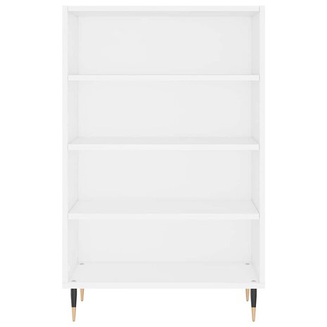 Hoge kast 57x35x90 cm bewerkt hout wit 4