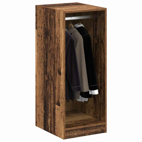 Kledingkast met plank met opslag Oudhout 41 x 48 x 102 cm 3