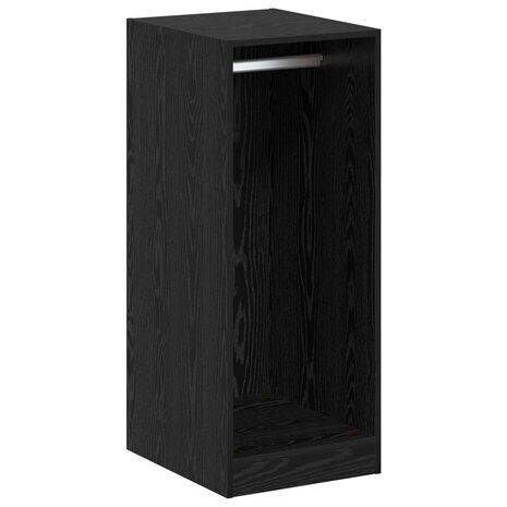 Kledingkast met plank met opslag Zwart Eiken 41 x 48 x 102 cm 2