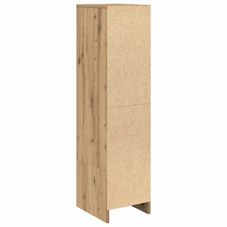 Highboard 29,5x34x119,5 cm spaanplaat eikenkleurig eikenkleurig 8
