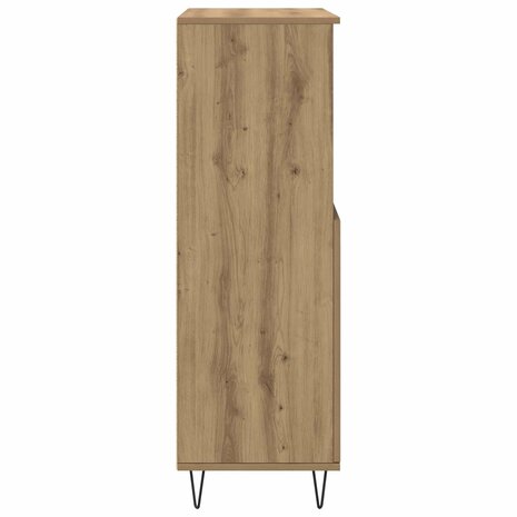 Highboard Bruin 60 x 36 x 110 cm Bewerkt hout 7