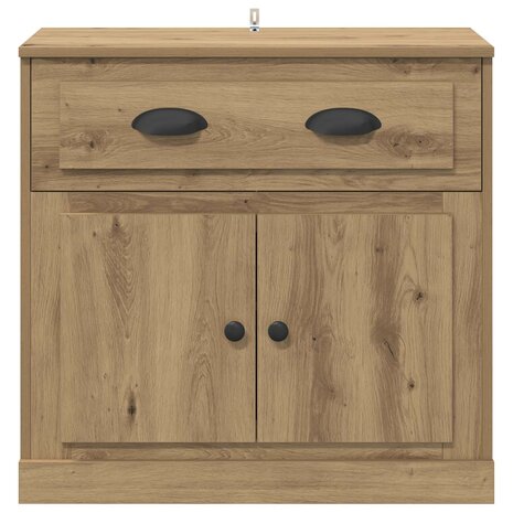Highboard Artisan Eiken 70 x 35,5 x 67,5 cm Bewerkt hout 6