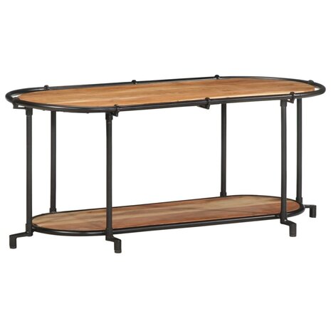 Tv-meubel 100x42x40 cm massief acaciahout 2