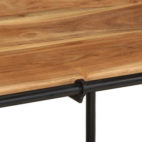 Tv-meubel 100x42x40 cm massief acaciahout 7