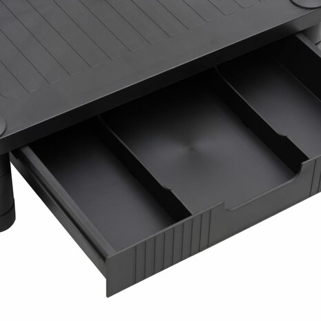 Monitorstandaard 43x30,5x13 cm zwart 7