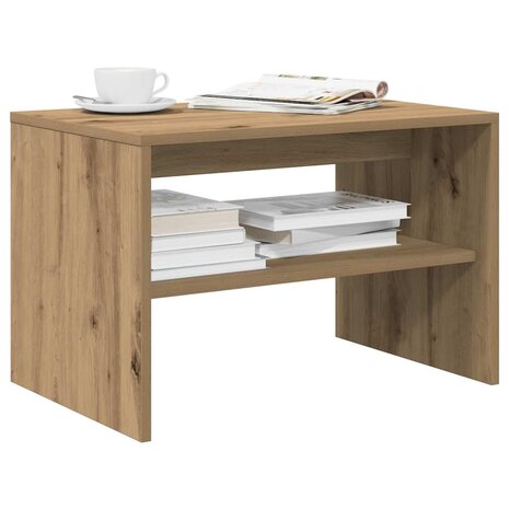Tv-meubel 60x40x40 cm bewerkt hout artisanaal eikenkleur 1