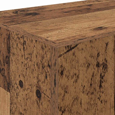 TV Wandkast Wandgemonteerd Oud Hout 40,5x30x40cm Bewerkt hout 9