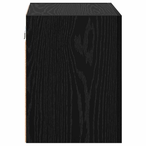 TV Wandkast Zwart Eiken 40,5x30x40cm Bewerkt hout 7
