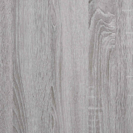 Dressoir 34,5x32,5x90 cm bewerkt hout grijs sonoma eikenkleurig 8