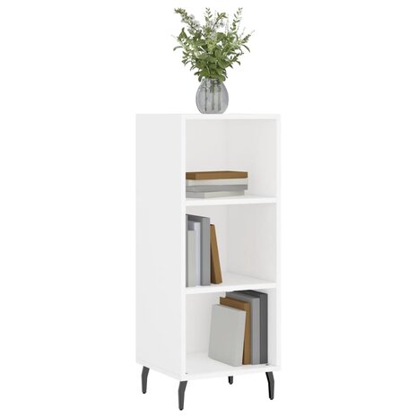 Dressoir 34,5x32,5x90 cm bewerkt hout wit 3