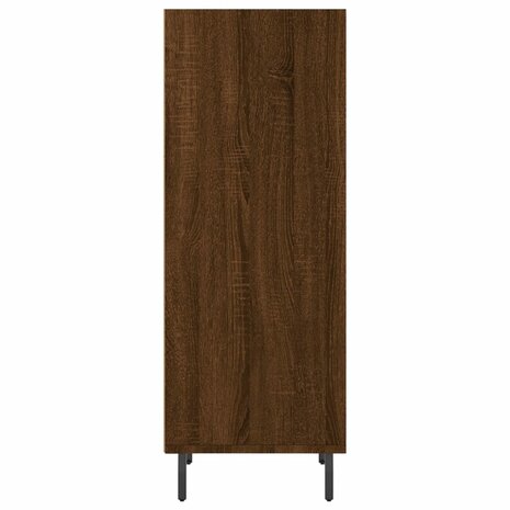 Dressoir 34,5x32,5x90 cm bewerkt hout bruin eikenkleur 5