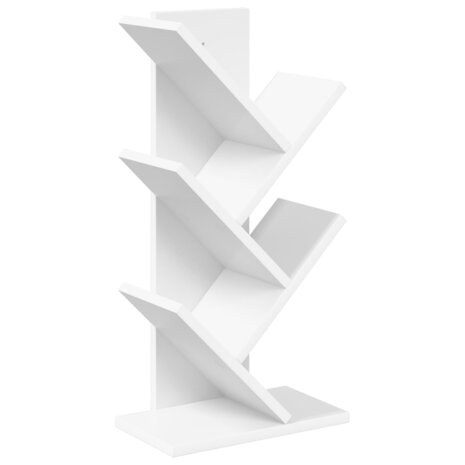 Boekenkast in de vorm van een boom 4-vaks 30 x 18 x 60 cm Wit 2