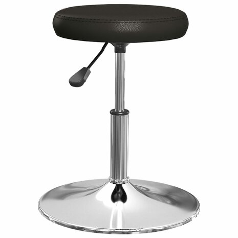 Eetkamerstoelen 2 st kunstleer zwart 4