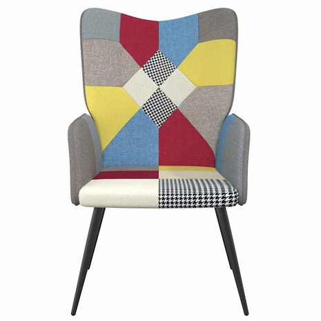 Relaxstoel patchwork stof 3