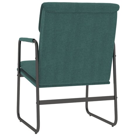 Loungestoel 55x64x80 cm stof donkergroen 5