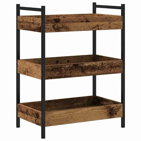 Keukentrolley Oud hout 50 x 30 x 70 cm Bewerkt hout 5