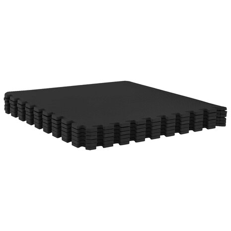 Vloermatten 40 pcs Zwart 14,4 m&sup2; EVA Schuim 4