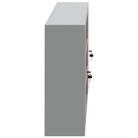 Gereedschapskast met plank Rood en Grijs 150 x 20 x 55 cm 8