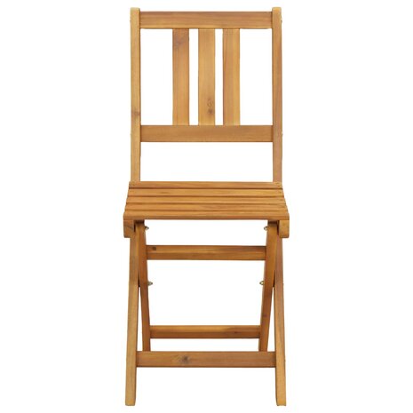 Bistrostoelen voor buiten 8 pcs Naturel 40 x 42 x 85 cm 5