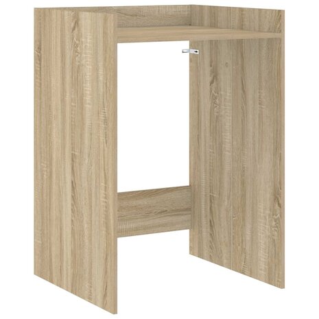 Wasmachinekast met opslag Sonoma 67,5 x 62 x 97 cm Bewerkt hout 2