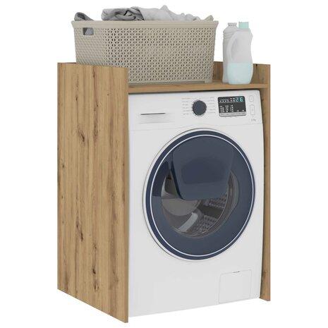 Wasmachinekast met opslag Ambachtelijk eiken 67,5 x 62 x 97 cm 3