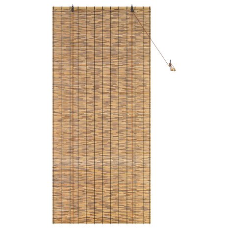 Rolgordijn Bruin 100x220 cm Riet 3