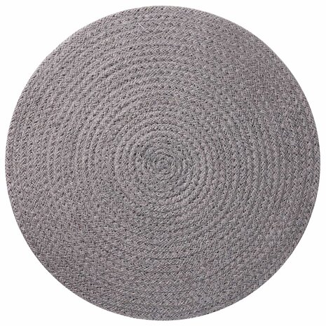Jute placematten 6 st Grijs 100% Tossa Jute 2