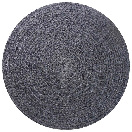 Jute placematten 4 st Donkergrijs 100% Tossa Jute 2