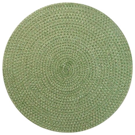 Jute placematten 12 st Olijfgroen 100% Tossa Jute 2