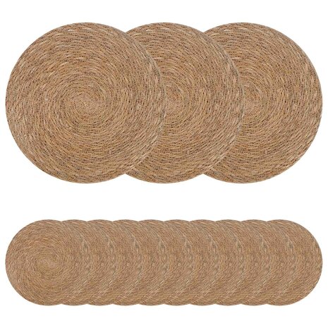 Zeegroene placemats 50 st Naturel 100% Zeegras 1