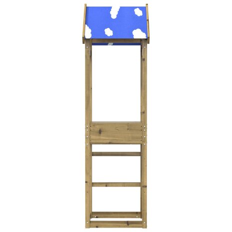 Speeltoren Bruin Massief ge&iuml;mpregneerd hout 4