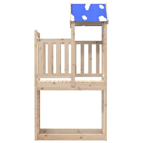 Speeltoren Bruin 110,5 x 52,5 x 215 cm Massief grenenhout 3