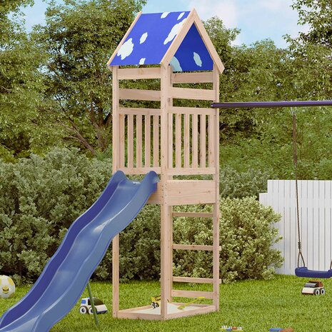 Speeltoren Bruin 52,5 x 85 x 265 cm Massief grenenhout 1