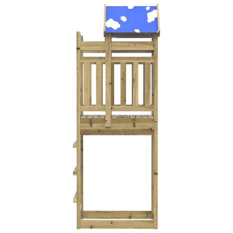 Speeltoren Bruin 52,5 x 85 x 239 cm Massief ge&iuml;mpregneerd hout 3