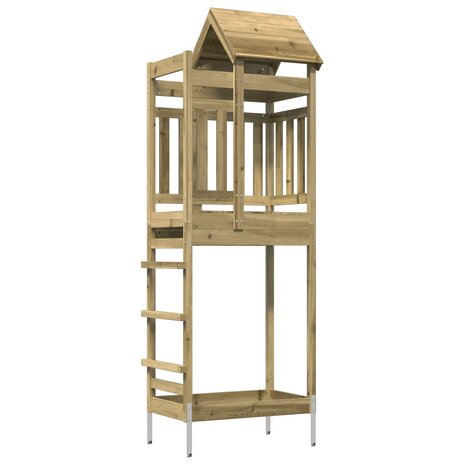 Speeltoren Bruin 52,5 x 85 x 238 cm Massief ge&iuml;mpregneerd hout 2