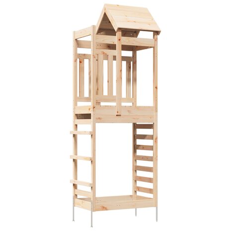 Speeltoren Bruin 52,5 x 85 x 238 cm Massief grenenhout 2