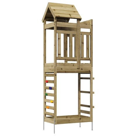 Speeltoren Bruin 52,5 x 85 x 238 cm Massief ge&iuml;mpregneerd hout 5