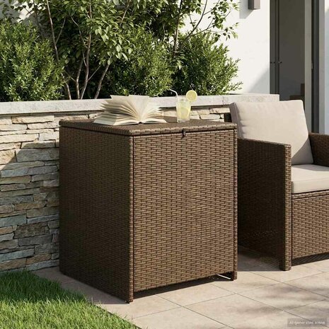 Kussenbox 55 x 55 x 69 cm staal 3