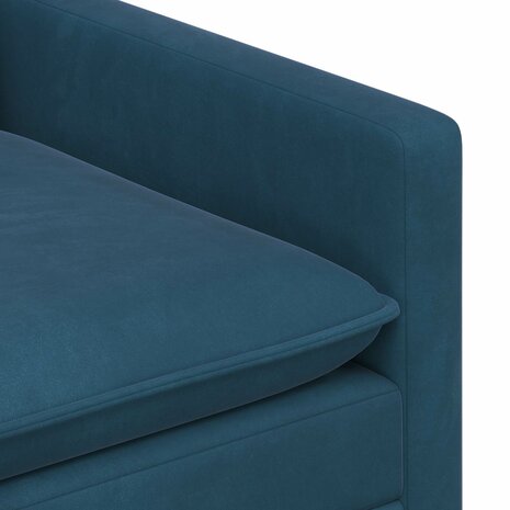Bankstel 2 st Blauw Fluweel 5