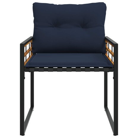 Buitenmeubelset 3 st Marineblauw 7